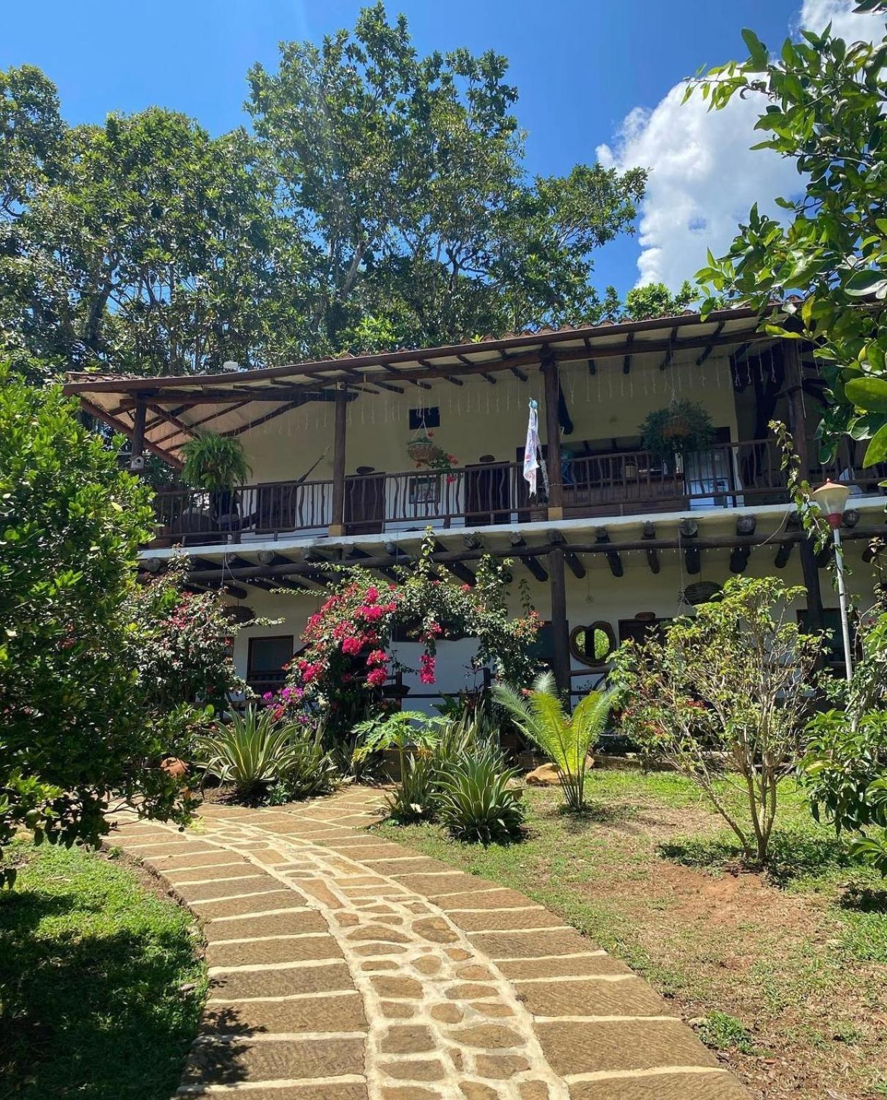 Hostal Villa San Rafael Barichara Eksteriør bilde
