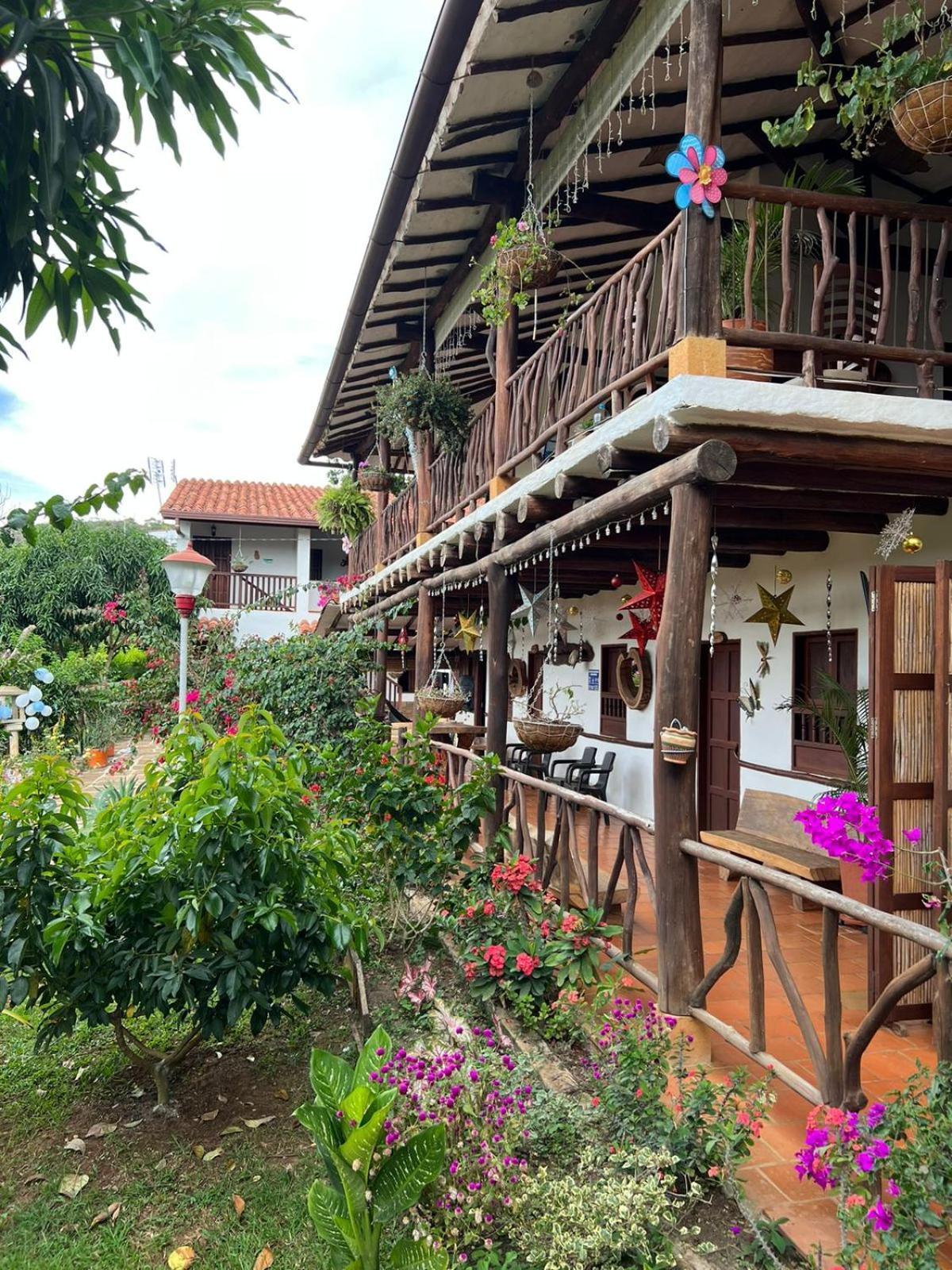 Hostal Villa San Rafael Barichara Eksteriør bilde