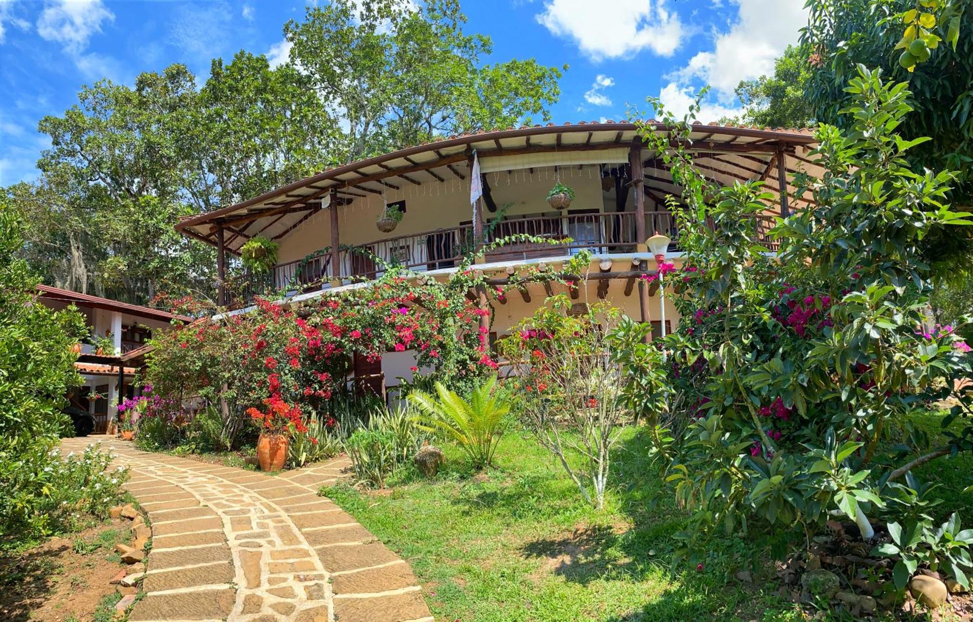 Hostal Villa San Rafael Barichara Eksteriør bilde
