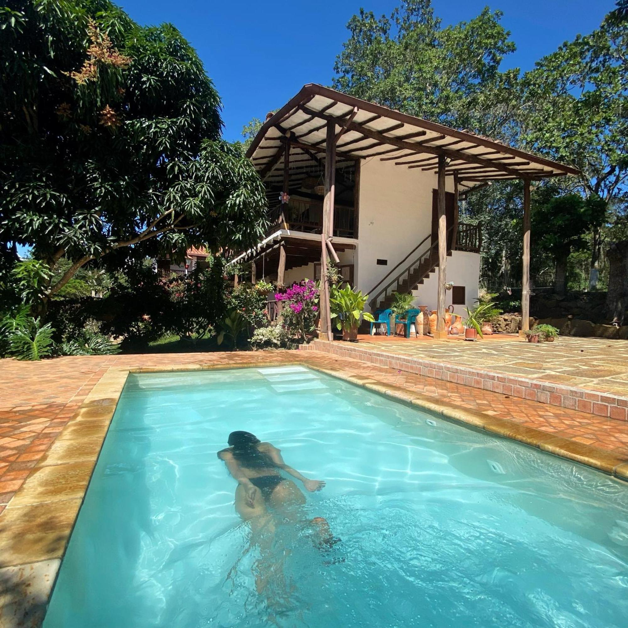 Hostal Villa San Rafael Barichara Eksteriør bilde