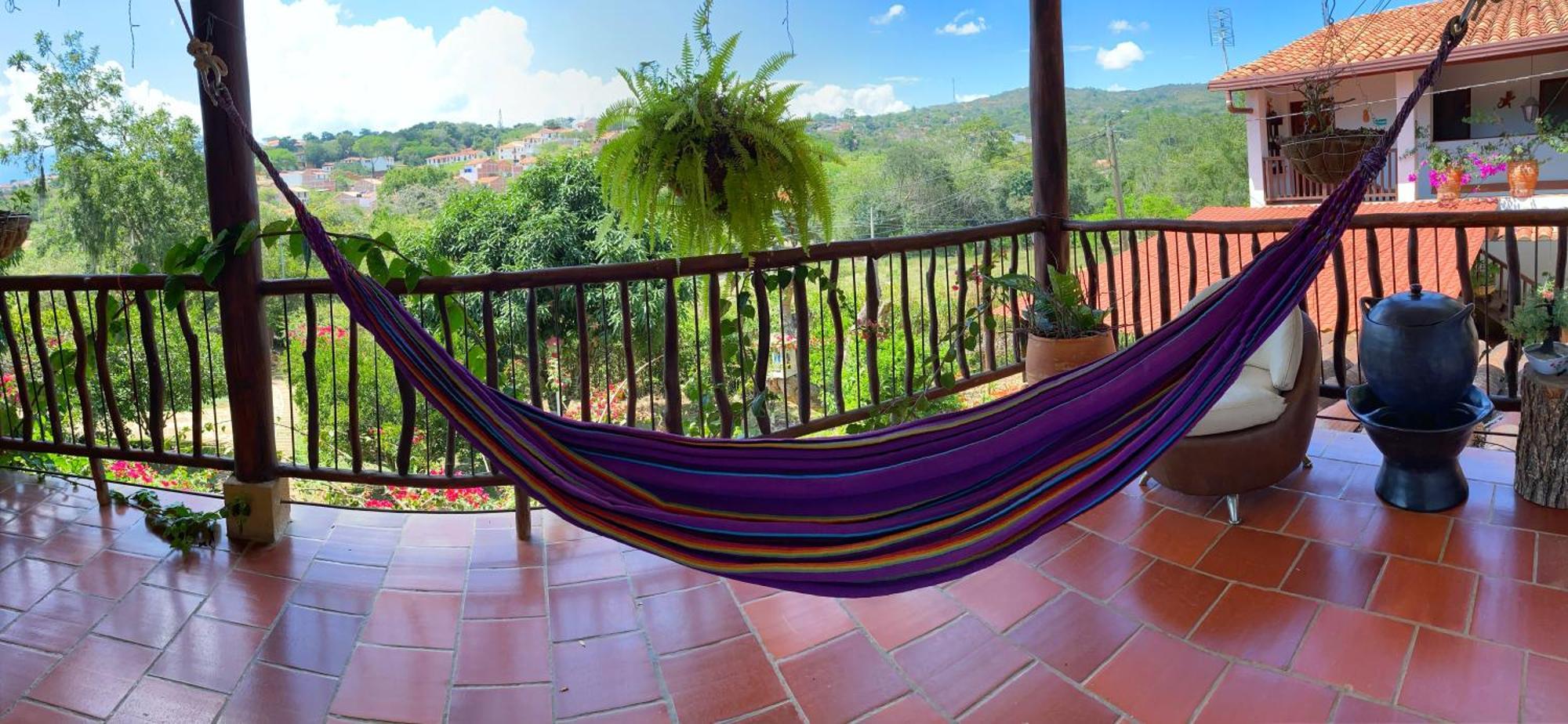 Hostal Villa San Rafael Barichara Eksteriør bilde